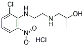 1-((2-[(2-CHLORO-6-NITROPHENYL)AMINO]ETHYL)AMINO)PROPAN-2-OL HYDROCHLORIDE 结构式