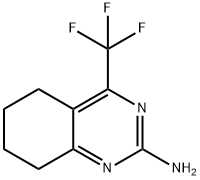 5,6,7,8-四氢-4-(三氟甲基)-2-喹唑啉胺 结构式