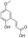 3-(2-HYDROXY-5-METHOXY-PHENYL)-ACRYLIC ACID 结构式