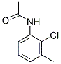 N-(2-CHLORO-3-METHYLPHENYL)ACETAMIDE 结构式