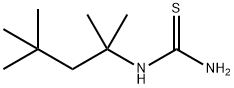 N-(1,1,3,3-TETRAMETHYLBUTYL)THIOUREA 结构式