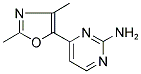 4-(2,4-DIMETHYL-1,3-OXAZOL-5-YL)PYRIMIDIN-2-AMINE 结构式