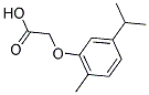 (5-ISOPROPYL-2-METHYL-PHENOXY)-ACETIC ACID 结构式