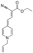 4-(1-ALLYL-1H-PYRIDIN-4-YLIDENE)-2-CYANO-BUT-2-ENOIC ACID ETHYL ESTER 结构式