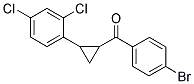 (4-BROMOPHENYL)[2-(2,4-DICHLOROPHENYL)CYCLOPROPYL]METHANONE 结构式