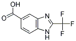 2-TRIFLUOROMETHYL-1H-BENZOIMIDAZOLE-5-CARBOXYLIC ACID 结构式