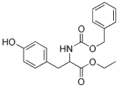 2-BENZYLOXYCARBONYLAMINO-3-(4-HYDROXY-PHENYL)-PROPIONIC ACID ETHYL ESTER 结构式