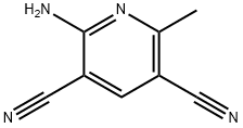 2-氨基-6-甲基吡啶-3,5-二腈 结构式