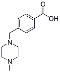 4-(4-METHYLPIPERAZINOMETHYL)BENZOIC ACID 结构式