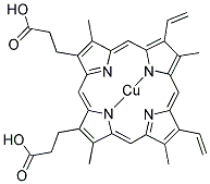 COPPER(II) PROTOPORPHYRIN IX 结构式