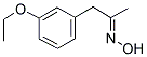3-ETHOXYPHENYLACETONE OXIME 结构式