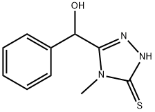 (5-巯基-4-甲基-4H-[1,2,4]三唑-3-基)-苯基-甲醇 结构式