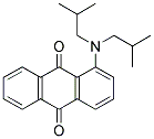 1-DIISOBUTYLAMINO-9,10-ANTHRAQUINONE 结构式