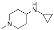 N-CYCLOPROPYL-1-METHYLPIPERIDIN-4-AMINE 结构式