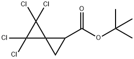 TERT-BUTYL 4,4,5,5-TETRACHLOROSPIRO[2.2]PENTANE-1-CARBOXYLATE 结构式