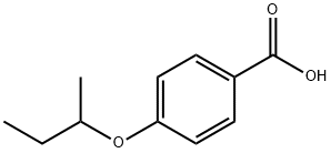 4-仲丁氧基苯甲酸 结构式