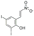 1-(3,5-DIIODO-2-HYDROXYPHENYL)-2-NITROETHENE 结构式
