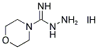 MORPHOLINE-4-CARBOXIMIDOHYDRAZIDE HYDROIODIDE 结构式