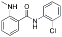 N-(2-氯苯基)-2-(甲氨基)苯甲酰胺 结构式