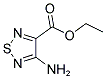 ETHYL 4-AMINO-1,2,5-THIADIAZOLE-3-CARBOXYLATE 结构式