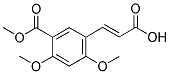 3-[2,4-DIMETHOXY-5-(METHOXYCARBONYL)PHENYL]ACRYLIC ACID 结构式