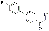 2-BROMO-1-(4'-BROMO-1,1'-BIPHENYL-4-YL)ETHANONE 结构式