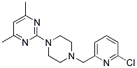 2-[4-((6-CHLOROPYRIDIN-2-YL)METHYL)PIPERAZIN-1-YL]-4,6-DIMETHYLPYRIMIDINE 结构式