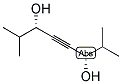 (3S,6S)-2,7-DIMETHYLOCT-4-YNE-3,6-DIOL 结构式