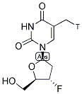 3'-FLUORO 3'-DEOXYTHYMIDINE, [METHYL-3H(N)]- 结构式