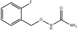 N-[(2-FLUOROBENZYL)OXY]UREA 结构式
