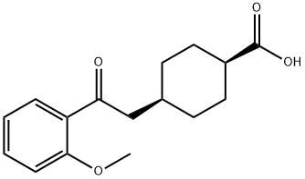 CIS-4-[2-(2-METHOXYPHENYL)-2-OXOETHYL]CYCLOHEXANE-1-CARBOXYLIC ACID 结构式