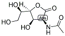 2-ACETAMIDO-2-DEOXY-D-MANNONO-1,4-LACTONE 结构式