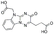 3-[5-(CARBOXYMETHYL)-3-OXO-3,5-DIHYDRO[1,2,4]TRIAZINO[2,3-A]BENZIMIDAZOL-2-YL]PROPANOIC ACID 结构式