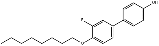 3'-FLUORO-4'-(OCTYLOXY)[1,1'-BIPHENYL]-4-OL 结构式