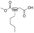 (S)-2-PENTYL-SUCCINIC ACID-1-METHYL ESTER 结构式