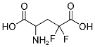 DL-4,4-DIFLUOROGLUTAMIC ACID 结构式