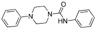 N-PHENYL(4-PHENYLPIPERAZINYL)FORMAMIDE 结构式