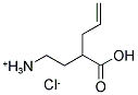 2-(2'-AMINOETHYL)-PENT-4-ENOIC ACID HYDROCHLORIDE 结构式