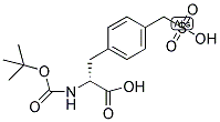 Boc-D-Phe(4-CH2-SO3H) 结构式