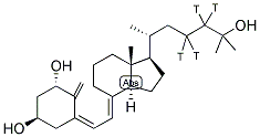 1ALPHA,25-DIHYDROXY[23,24(N)-3H]-CHOLECALCIFEROL 结构式