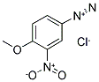 M-NITRO-P-ANISIDINE DIAZOTATE 结构式