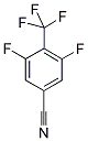 3,5-DIFLUORO-4-(TRIFLUOROMETHYL)BENZONITRILE 结构式