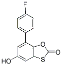 7-(4-FLUORO-PHENYL)-5-HYDROXY-BENZO[1,3]OXATHIOL-2-ONE 结构式