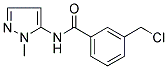 3-(CHLOROMETHYL)-N-(1-METHYL-1H-PYRAZOL-5-YL)BENZAMIDE 结构式