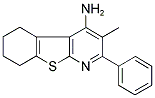 3-METHYL-2-PHENYL-5,6,7,8-TETRAHYDRO-BENZO-[4,5]THIENO[2,3-B]PYRIDIN-4-YLAMINE 结构式