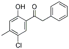 5'-CHLORO-2'-HYDROXY-4'-METHYL-2-PHENYL ACETOPHENONE 结构式