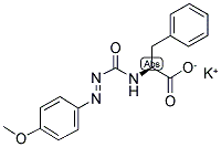 N-(4-METHOXYPHENYLAZOFORMYL)-PHE-OH POTASSIUM SALT 结构式