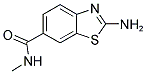 2-Amino-benzothiazole-6-carboxylic acid methylamide 结构式
