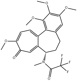 N-TRIFLUOROACETYL-N-METHYL-DEACETYLCOLCHICINE 结构式