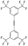 BIS[3,5-BIS(TRIFLUOROMETHYL)PHENYL]ACETYLENE 结构式